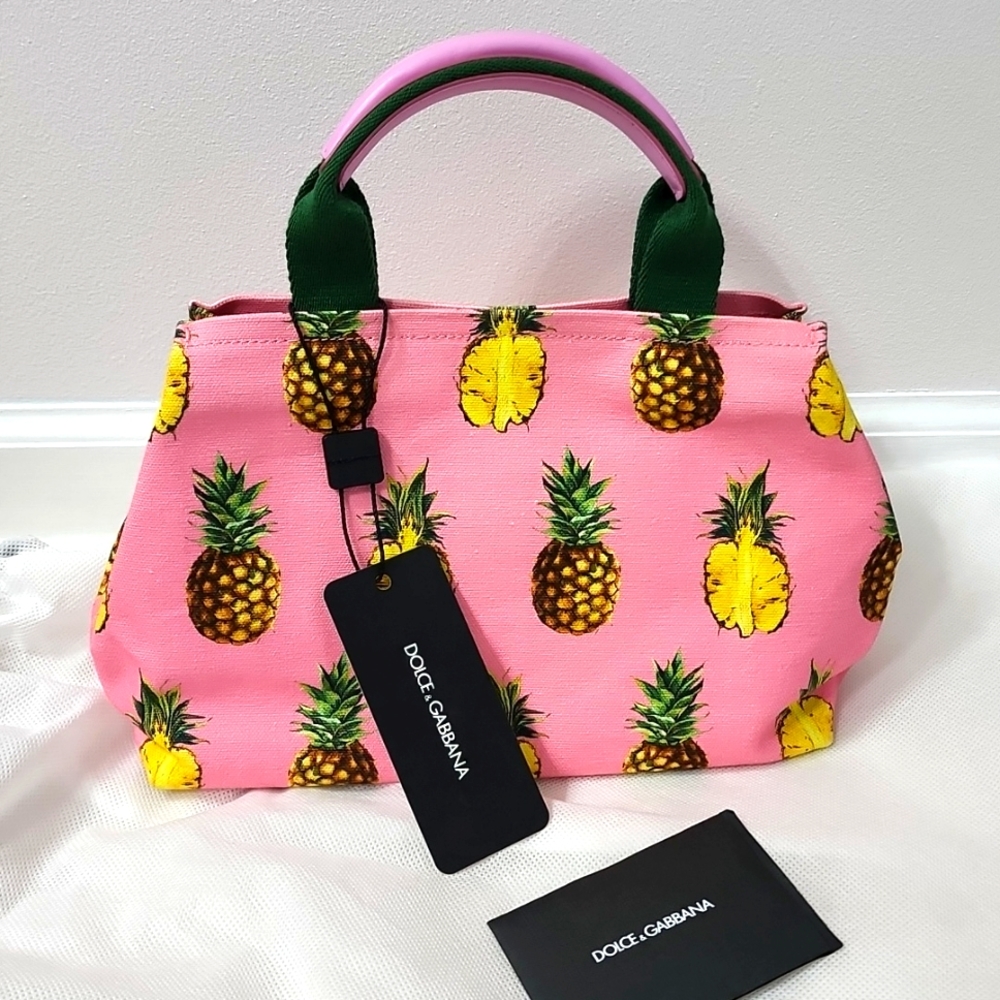 Dolce & Gabbana Glam Pineapple Small Handbag